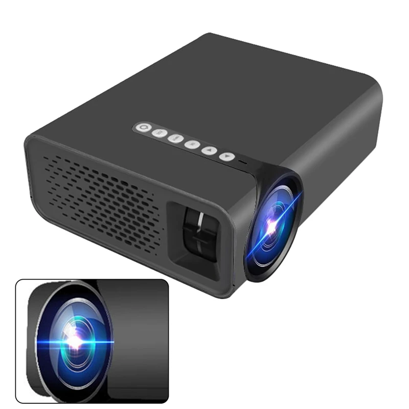 

FULL-Projector YG 530 1800 Lumens 1080P Household Parent-Child Portable Projector Home Office Mini LED TV