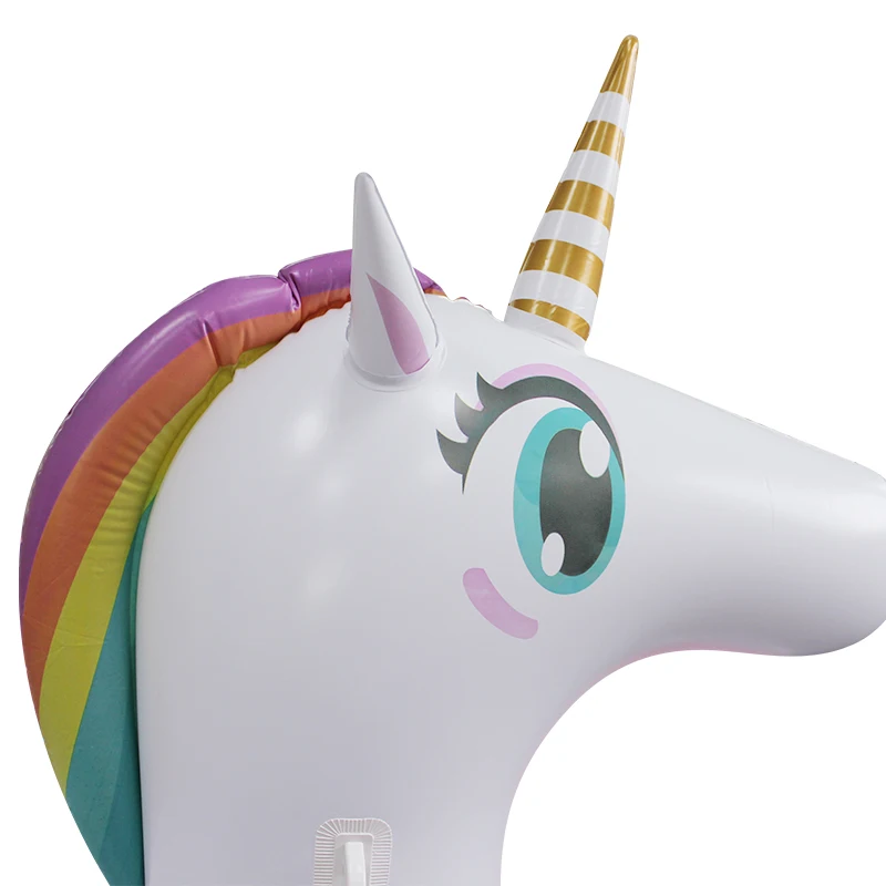 Горячая Гигантский Надувной Премиум Единорог бассейн поплавок Rideable Blow Up Летний