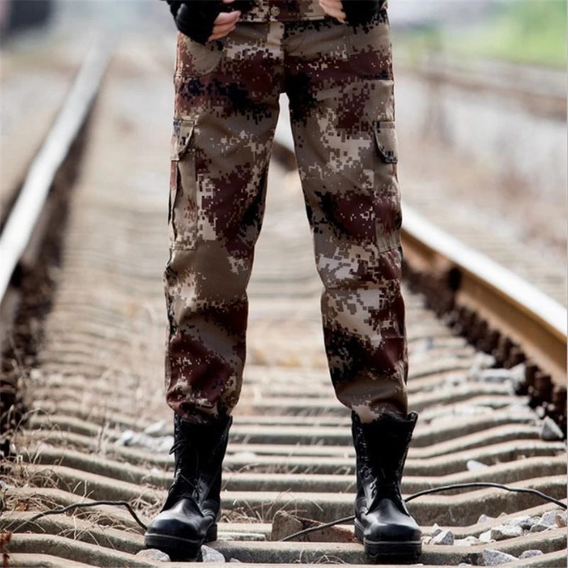 Awfully крутые камуфляжные армейские штаны хорошего качества для мужчин работы