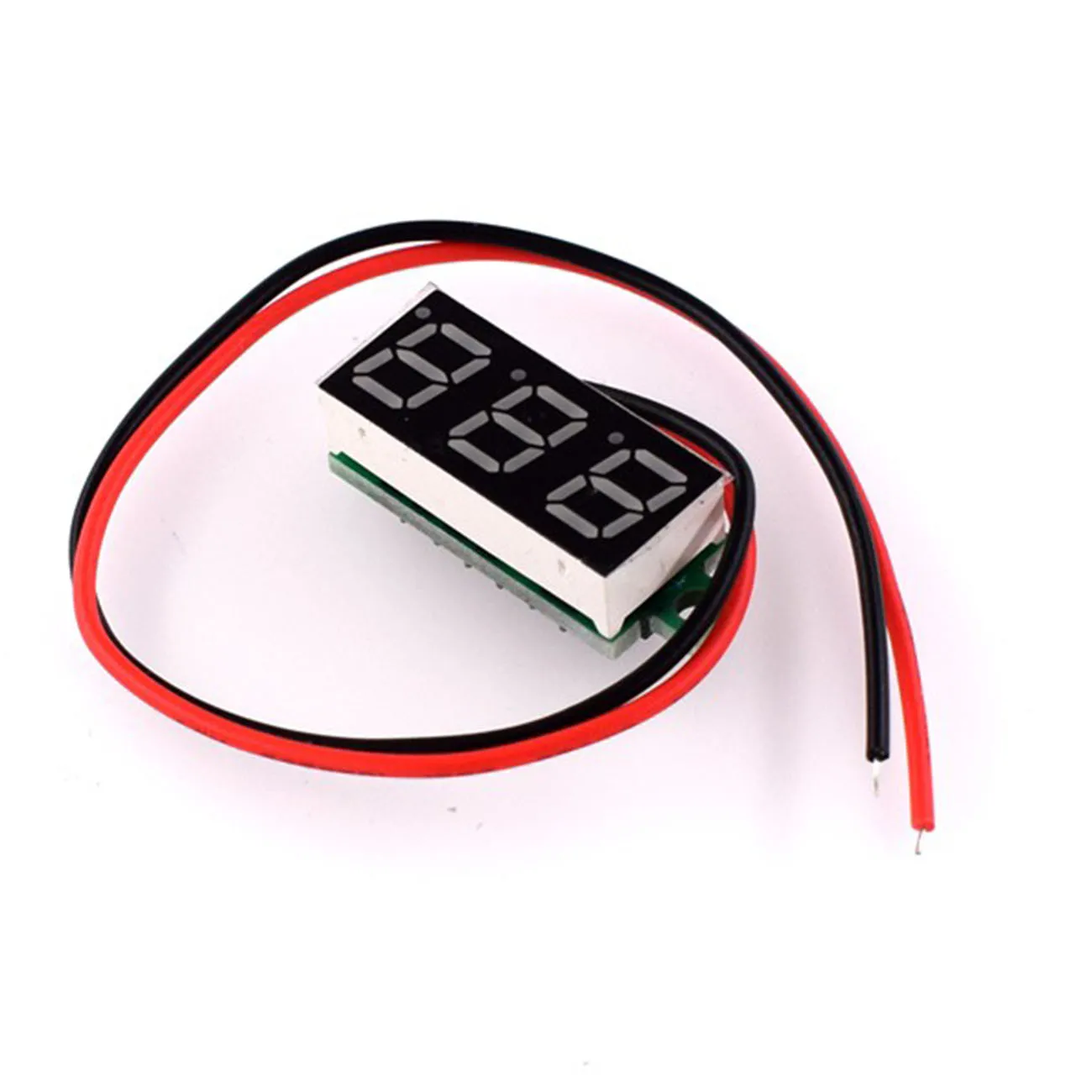 10PCS 0.28 Inch Red Blue And Green Digital LED Mini Display Module DC 4.5V-30V 0-100V Voltmeter Tester Meter Motorcycle | Электронные