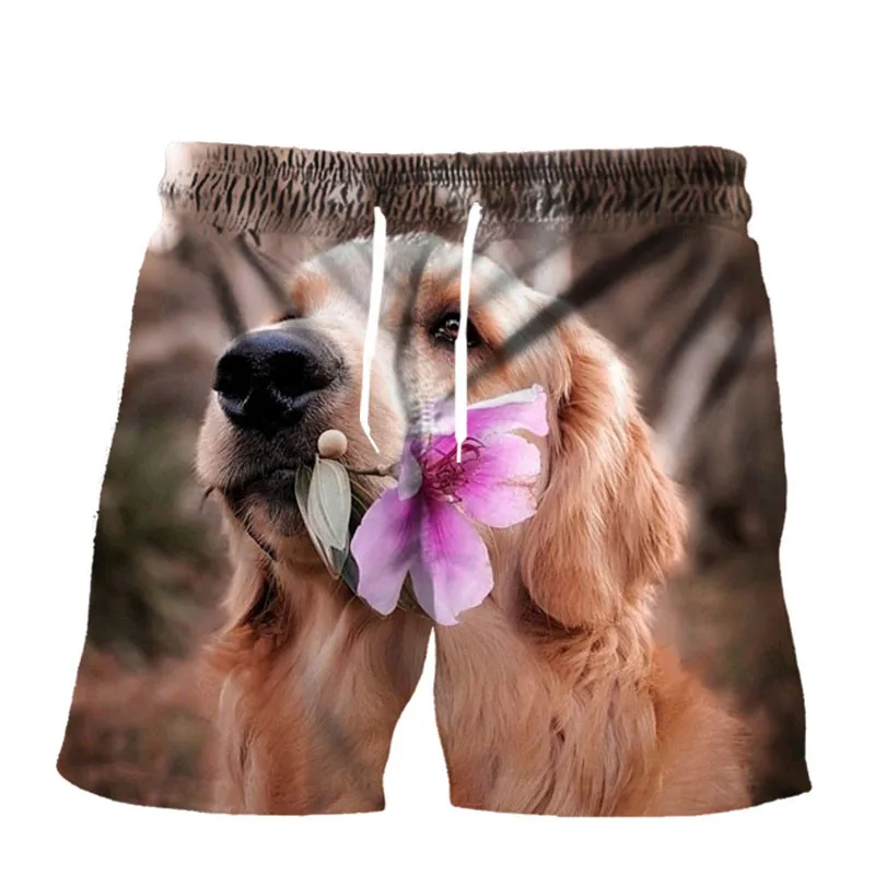 

Summer 3d full print puppy series sports pants casual and comfortable quick-drying shorts unisex fashion beach swimming shorts