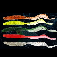 spinner bait 6pcs fishing lure soft bait soft insects coilworms squid lures 1015cm lure bait swimbait odor attractant bait