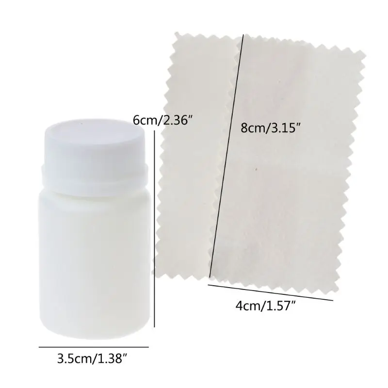 40 мл чистящая ткань для полировки ювелирных изделий жидкость анти-тускнеет