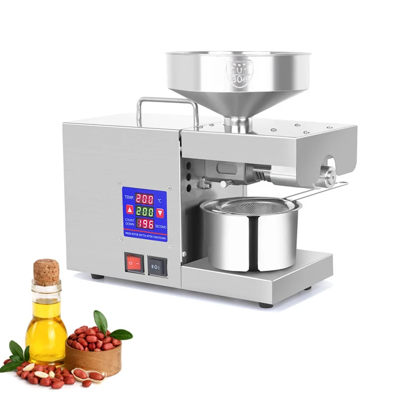 LTP333 небольшой пресс для холодного отжима масла бытовой автоматический льняного