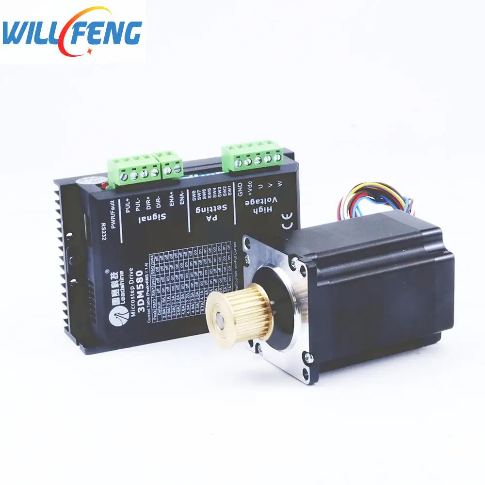 Драйвер шагового двигателя Will Feng Leadshine 3DM580 и 573S15-L 4 шт./компл. для лазерной