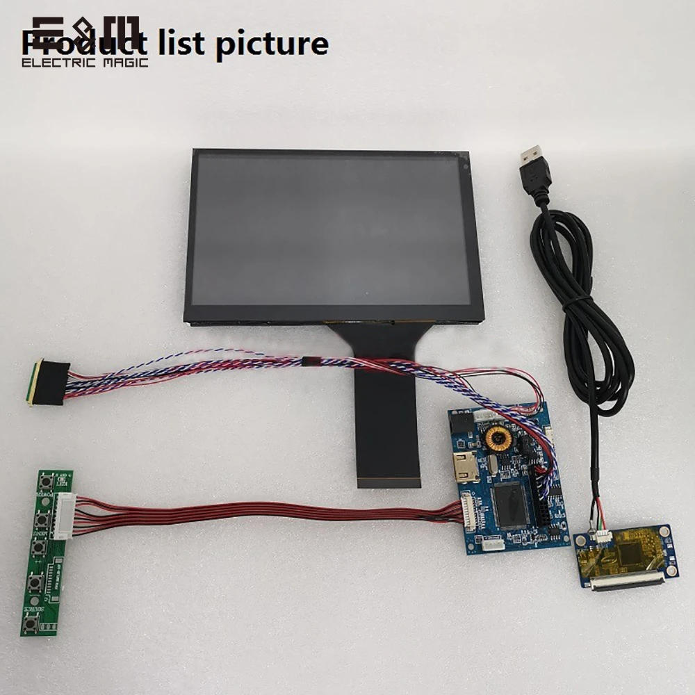 7-дюймовый сенсорный ЖК-экран IPS display HDMI 16:10 Автомобильный дисплей наборы DIY для Raspberry Pi Android Windows 7 8 10 1280*800