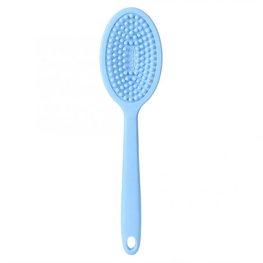 Многофункциональная силиконовая щетка с длинной ручкой для ванны душа уход за