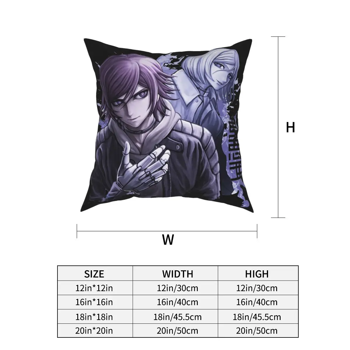 Koedama Drive 3 Square Pillow Case Throw Akudama Anime Cutthroat Hoodlum Custom Pillowcover Home Decor | Дом и сад