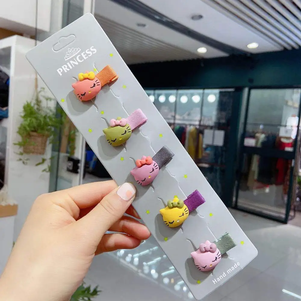 5 шт. Детский набор шпильки Корейская версия милый детский головной убор с