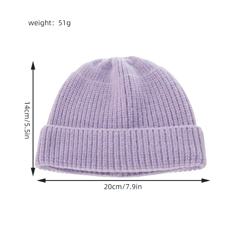 Осенне-зимняя детская шапка мягкие теплые вязаные детские шапки-бини для