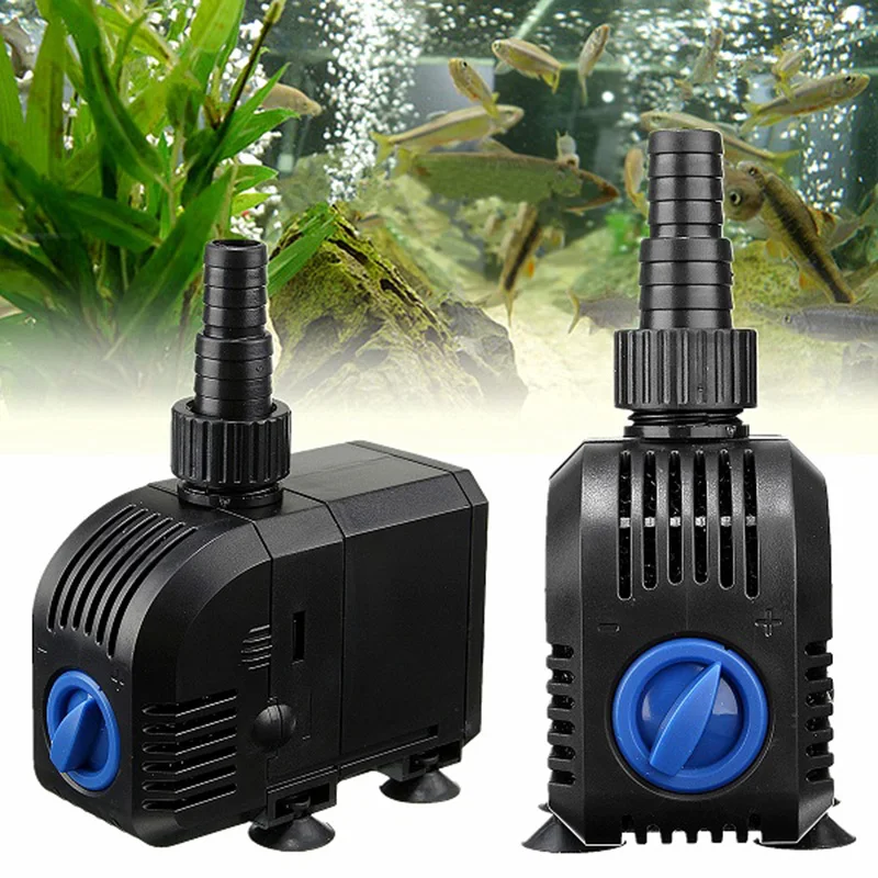 

7W/8W Fish Tank Water Pumbs Submersible Pump Fountain Quiet Adjustable Water pump for Aquarium Fish Tank Hydroponics Pools