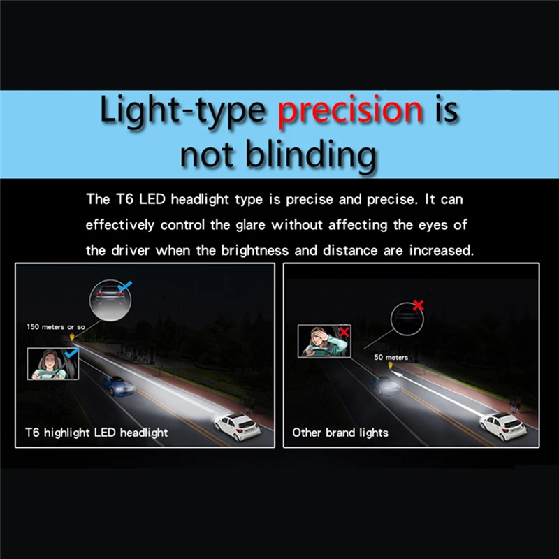 T6 светодиодные фары H11/H1/H4/H7 автомобильные фары 60 Вт 10000lm 3000 K/4300 K/6000 K 3 цвета лампы Автомобильные противотуманные фонари 9-18V