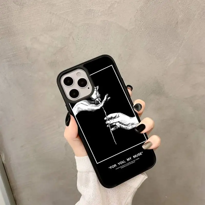 

Skeleton Phone PC&TPU For iPhone6 7 8 x 11 12Cover Fundas Coque
