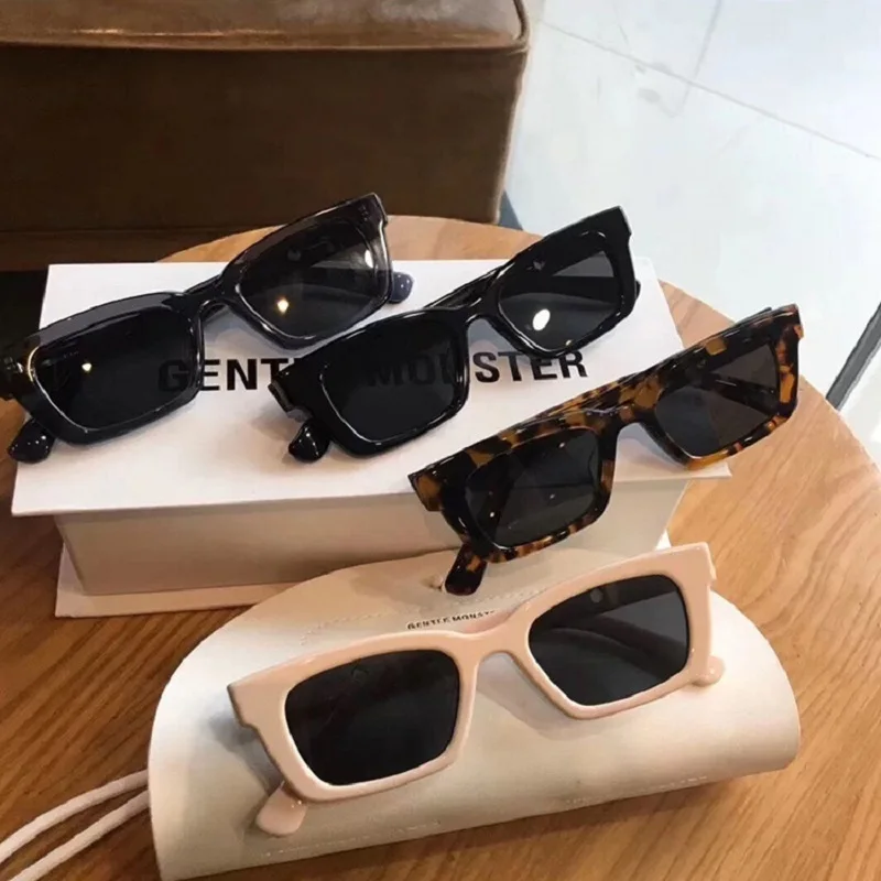 

Vintage Square Sunglasses Women Luxury Brand Designer Retro Small Rectangle Sun Glasses Lady Fashion Female Cat Eye Oculos UV400