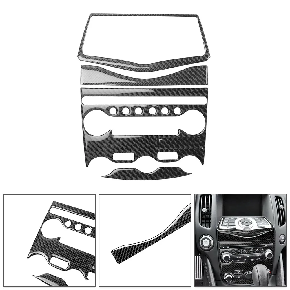 

5Pcs/kit AC Panel Cover Accessories Carbon Fiber Decorative Replacement