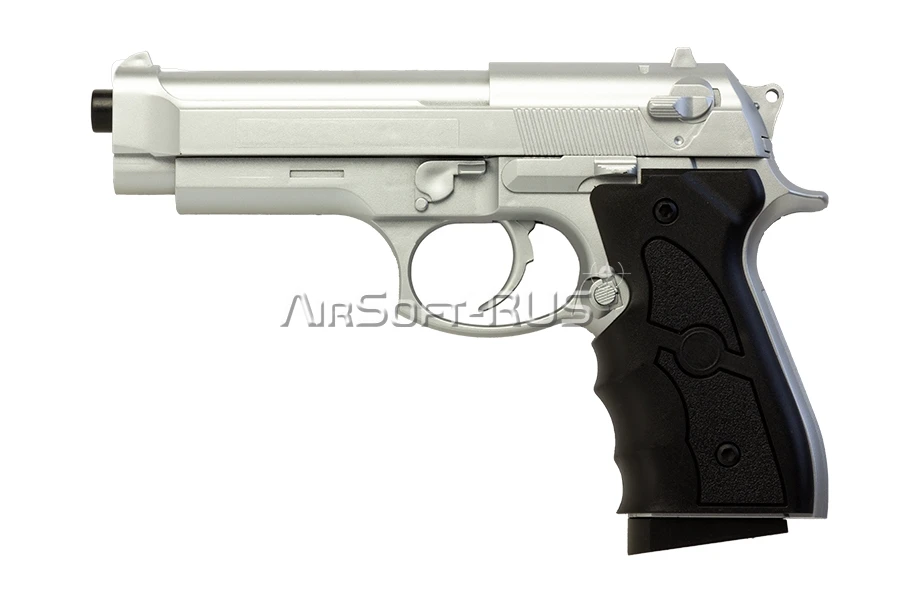 Пневматический пистолет Galaxy Beretta M92 Silver spring (G.052S) |