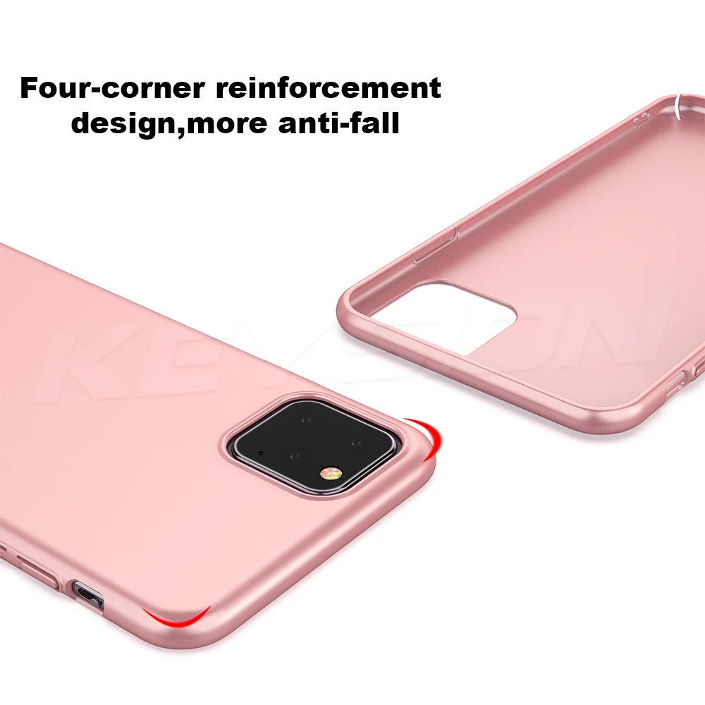 KEYSION Micro Matte Case for iPhone 12 11 Pro Max Ultra Slim Phone Back Cover for iPhone 12 Mini Xs Xr 6s 8 7 Plus 11 Pro max