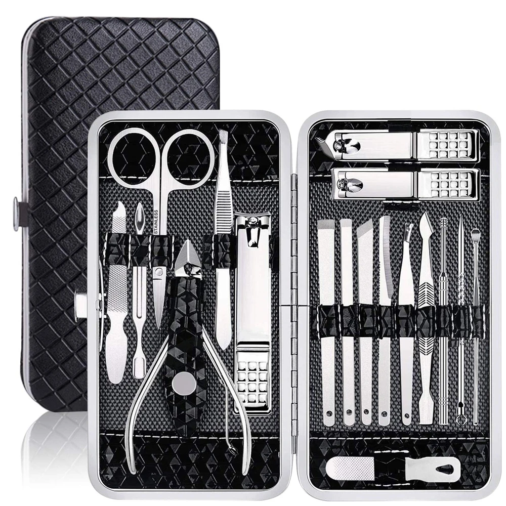 

Nail Clippers Trimmer Cutters Stainless Steel Wide Jaw Manicure Pedicure Fingernail Toenail for Thick Nails Scissors Tools Sets
