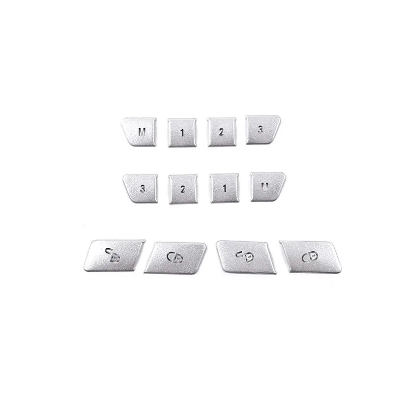 12pcs Car Window Glass Lift Switch Seat Door Lock Button Cover Trim For Mercedes Benz A/B/C/E/GLA/CLA/GLK/GLE Class W204 W212 | Автомобили