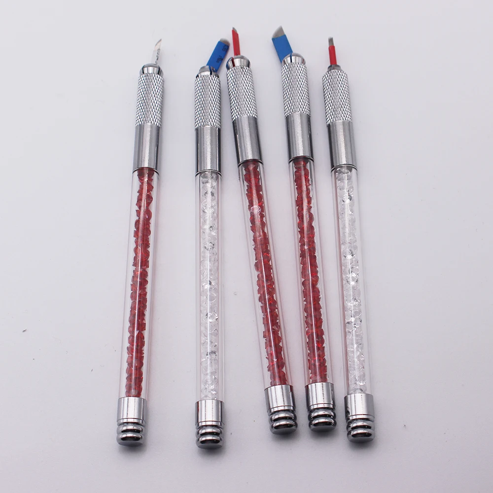 5 шт. кристаллическая ручка Tebori для бровей ручной перманентного макияжа 3D