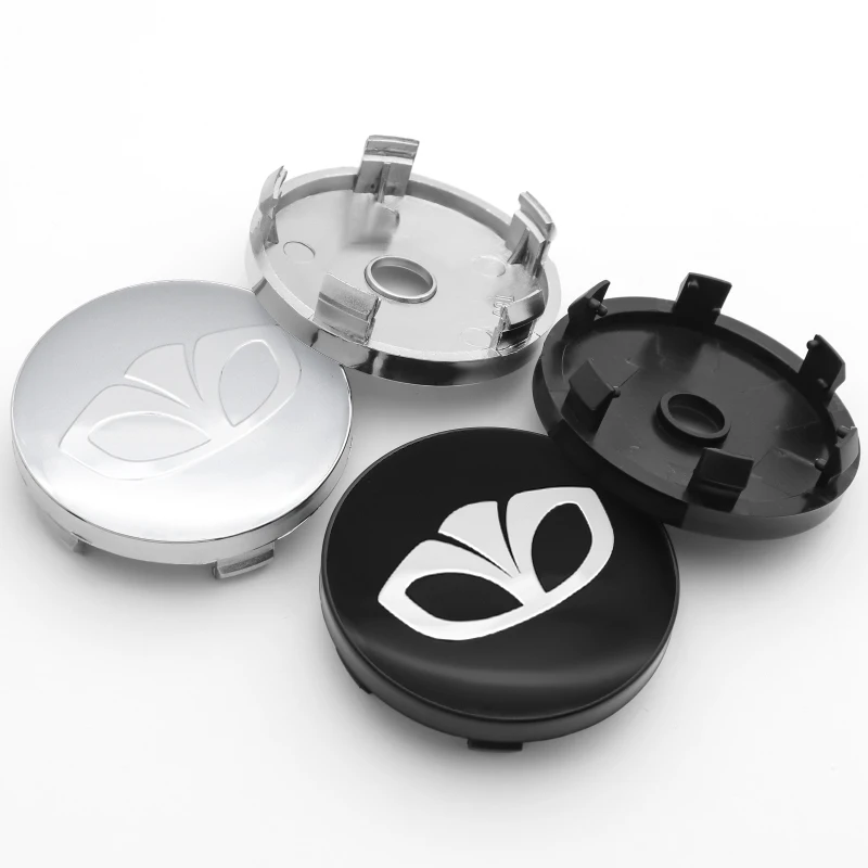 

For DAEWOO- Magnus Kalos Matiz Veritas Lacetti 4pcs 60mm emblem car wheel center hub caps sticker decoration car Accessories