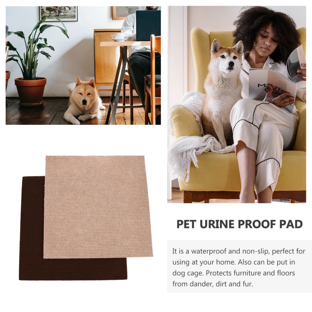 

12 Pcs Sticky Pet Cage Pad Anti-slip Urine Proof Floor Mat Pet Supplies