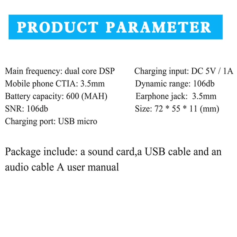 

SK5 Mobile Phone Computer Live Sound Card, Microphone Voice Changer Sound Card for Mobile Phone/Switch/iPad/Computer