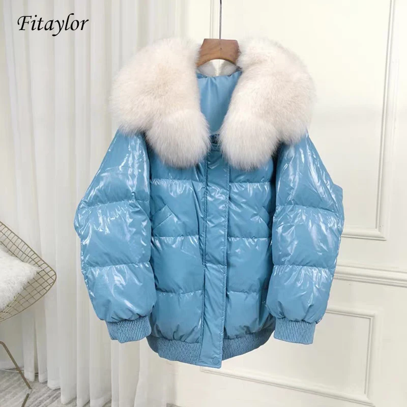 Парка ftaylor женская с мехом лисы|Женские пуховики| |