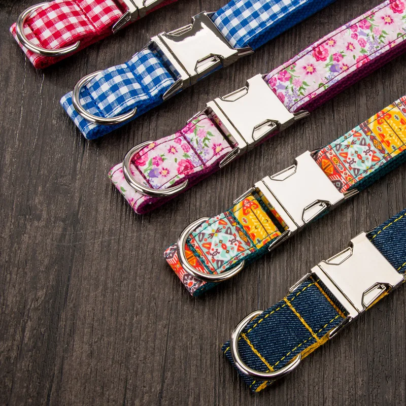 Hipidog Прямая поставка модный плетеный нейлоновый ошейник для собак поводок