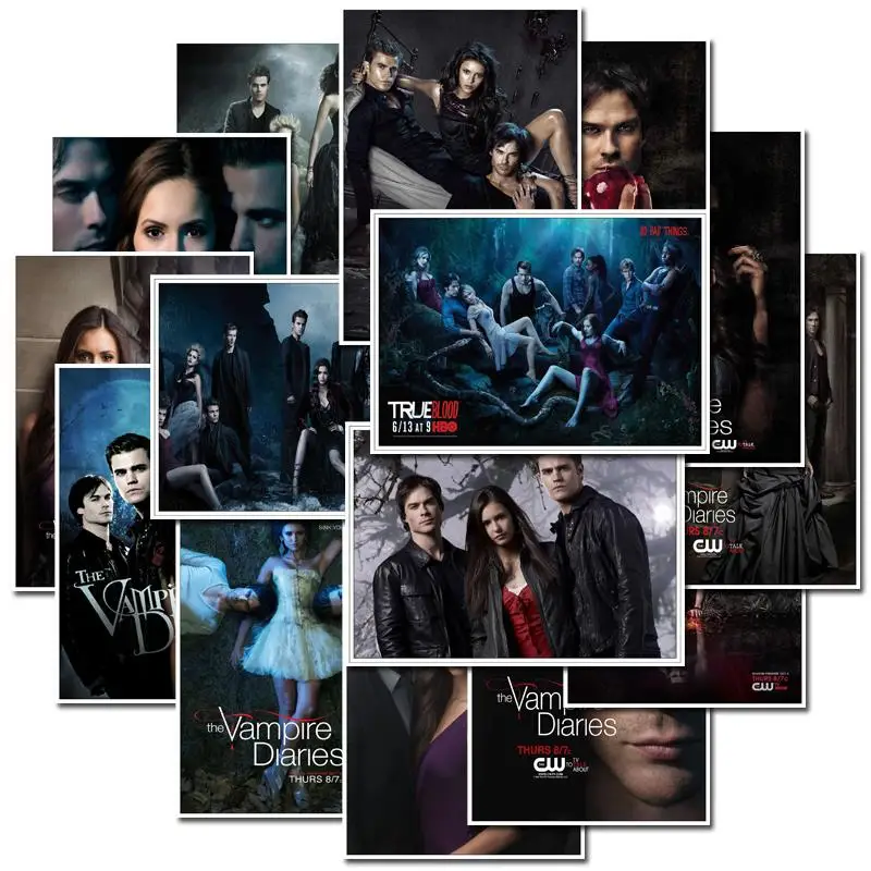 Водонепроницаемые наклейки из ПВХ для ноутбука и скейтборда 25 шт. Дневники