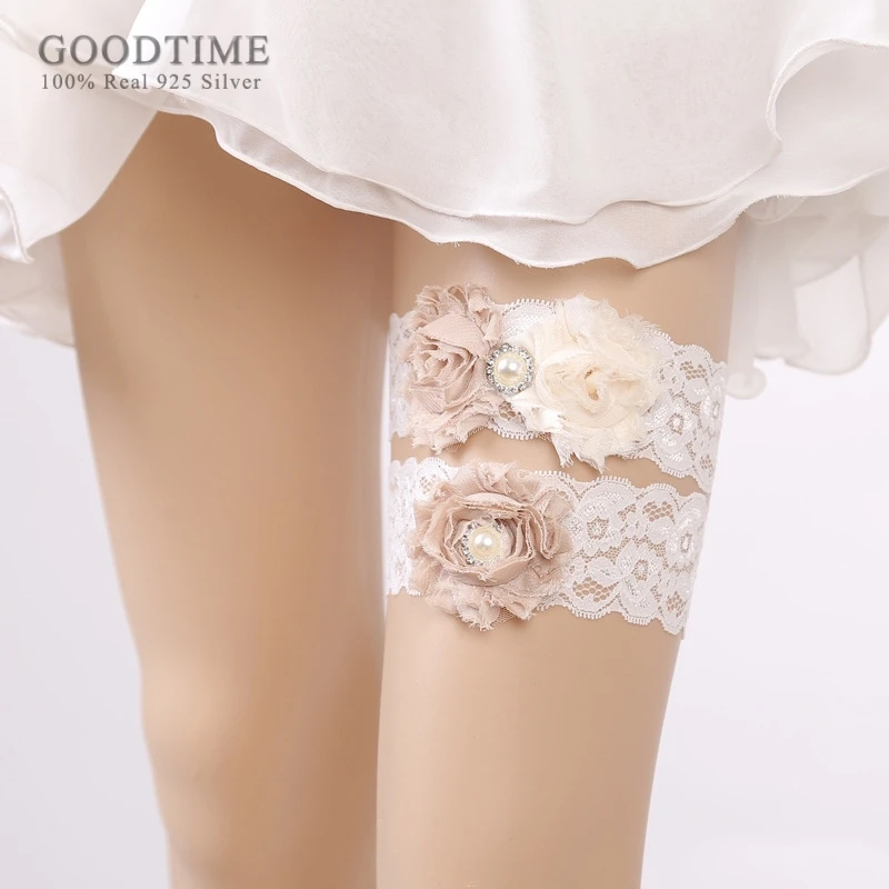 Модная кружевная Свадебная подвязка, вышивка, цветок, жемчуг, сексуальные подвязки для женщин/невесты, бедра с бантом на ноги, кольцо, подвязка, вечерние
