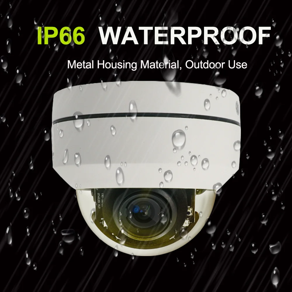 HD 1080P 2MP 5MP PoE Onvif H.265 IR Крытый Мини CCTV безопасности PTZ купольная камера 2.0MP 4X оптический зум домашнее наблюдение IP камера