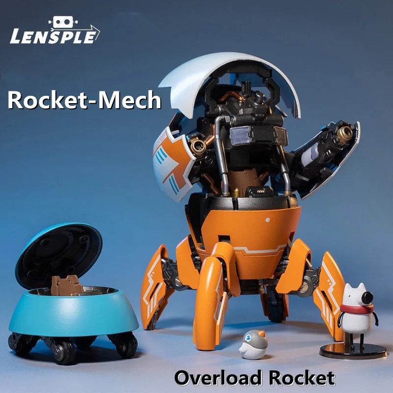 

New In Stock CCSTOYS CCS Alloy Rocket-Mech Dog Robot Toys Overload Rocket Trendy Mech Series Action Figure With Box