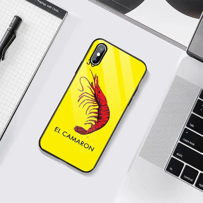 

Loteria Card Mexican Bingo Lottery Phone Case Tempered glass For iphone 6 6S 7 8 plus X XS XR 11 12 mini PRO MAX