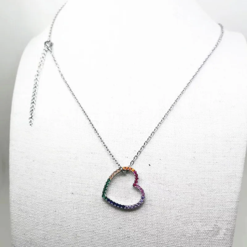 Лидер продаж модное женское ожерелье золотого и розового цвета из нержавеющей