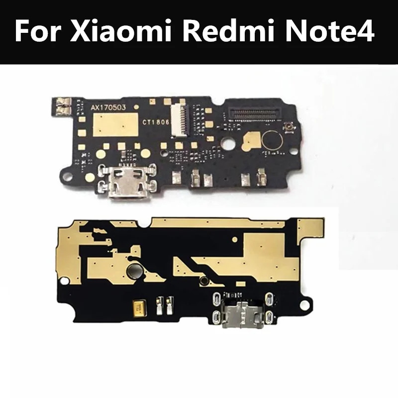 Зарядная плата и микрофон для xiaomi redmi note 4 с usb разъемом замены ремонта|microphone