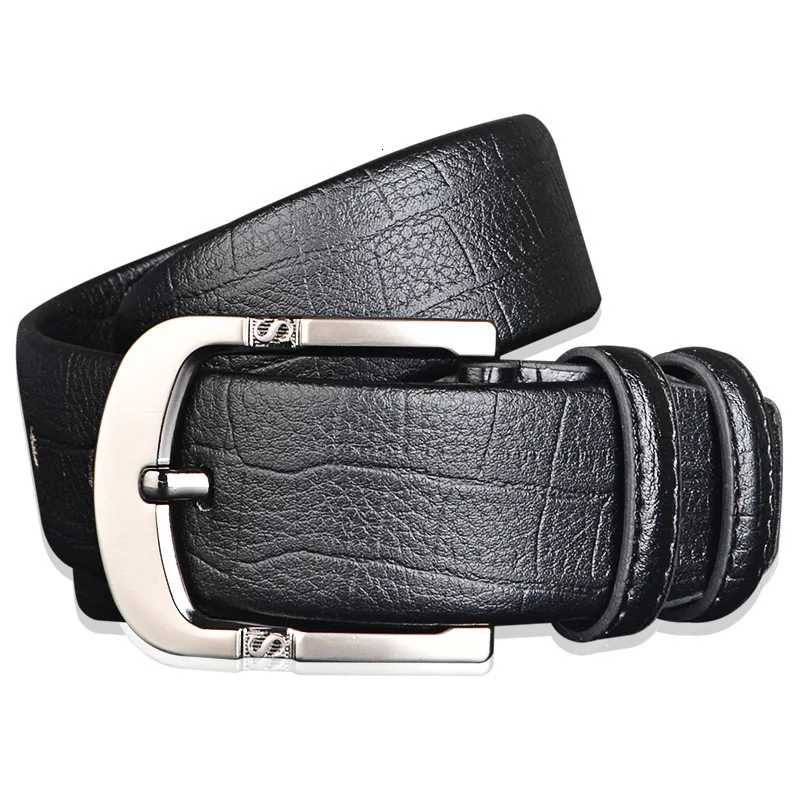 Роскошный мужской ремень из натуральной коровьей кожи мужские ремни новинка