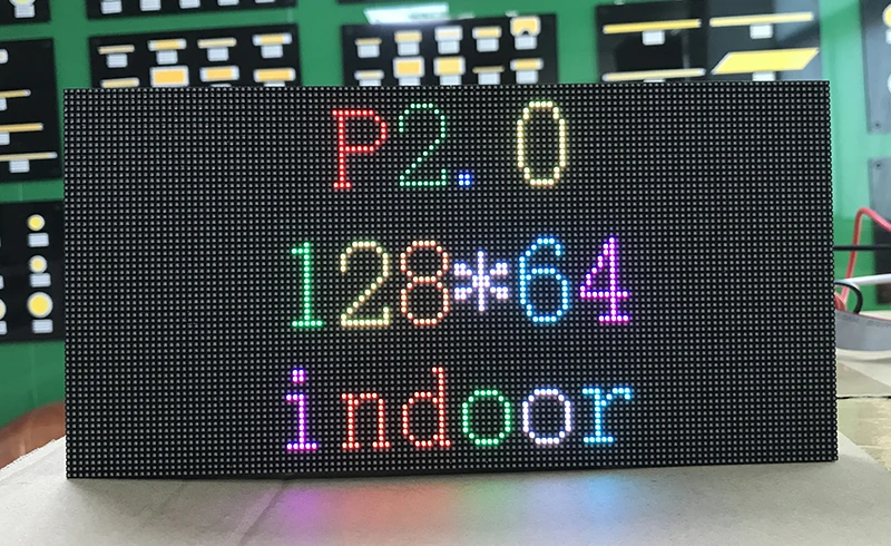 P2 светодиодный внутренний модуль 128*64 пикселей P2 светодиодный полноцветный 256*128 мм