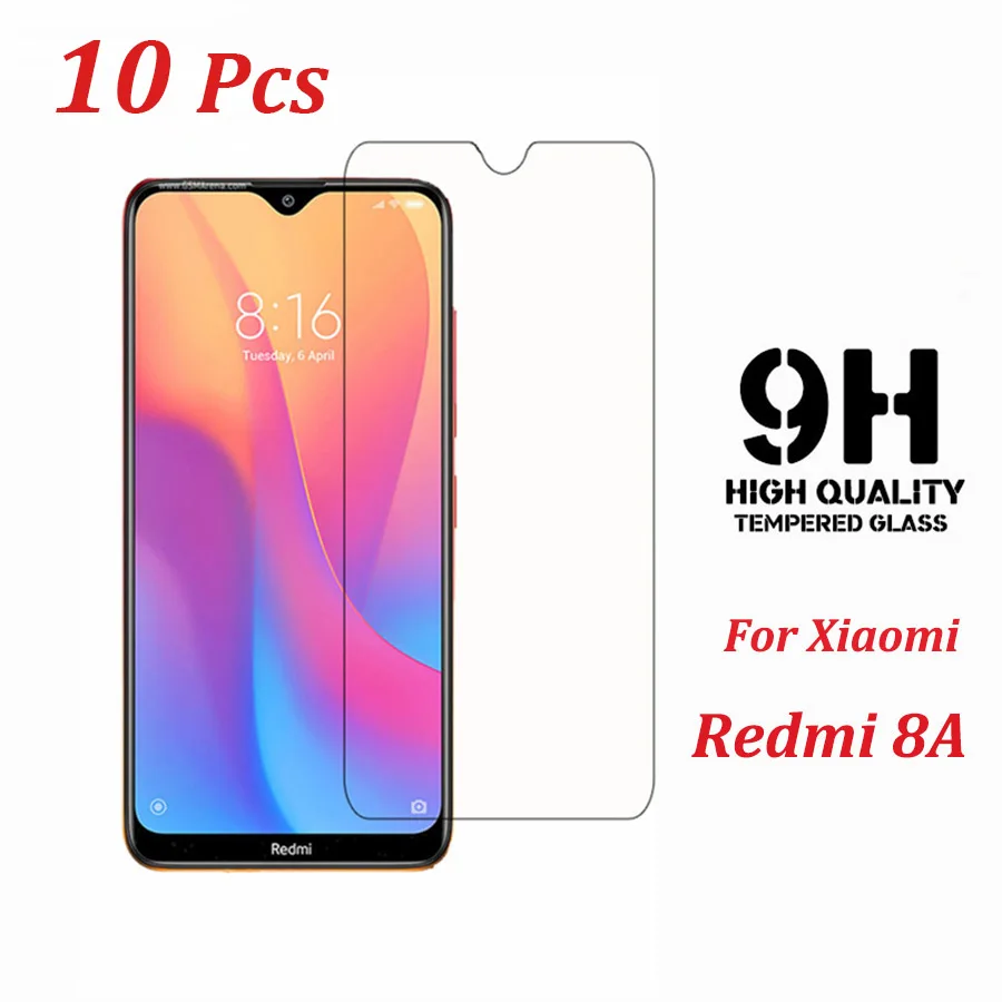10 шт. стекло для Xiaomi Redmi 8A закаленное стекло Redmi 7A 6A 5A 4A Защитная пленка для экрана Full Xiomi Redmi 8A пленка 8a 7a 6a 5a 4a