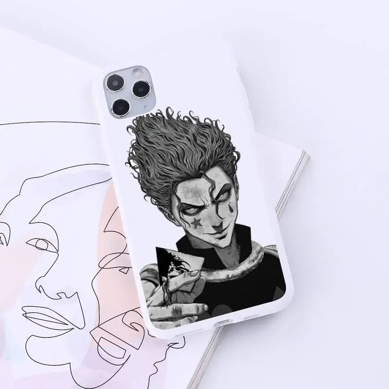 

Hisoka Anime Hunter X manga luxury Phone Case cover Candy Color for iPhone 6 7 8 11 12 s mini pro X XS XR MAX Plus
