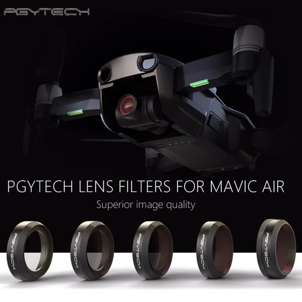 PGYTECH MRC-UV/HD-ND64 фильтр объектива оптического стекла камеры для DJI MAVIC AIR | Электроника