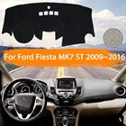 Коврики для приборной панели автомобиля, для Ford Fiesta MK7 ST 2009  2016, 2010, 2011, 2012