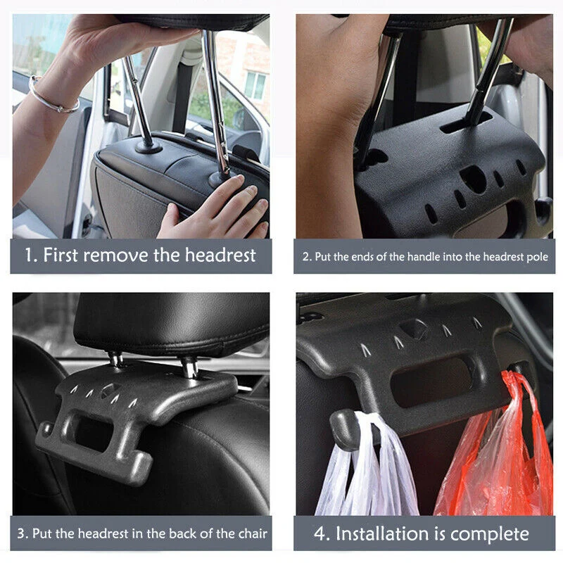 2 шт. подвесной крючок на подголовник автомобильного сиденья|Полки| |