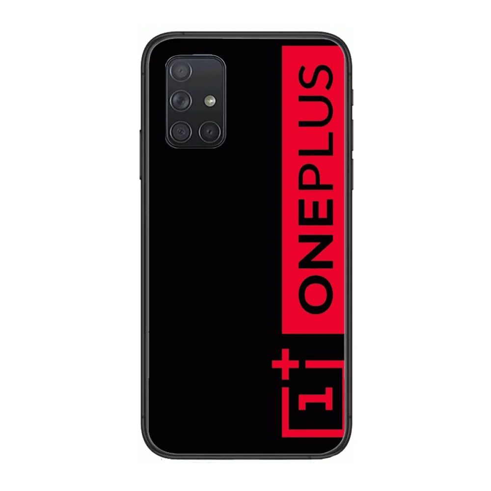 

ONE Plus Logo Phone Case Hull For Samsung Galaxy A 50 51 20 71 70 40 30 10 E 4G 5G S Black Shell Art Cell Cover
