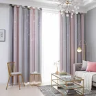 Трехслойная занавеска для гостиной, тюль на окно, занавеска для спальни, Современное украшение дома, качественный интерьер для дома