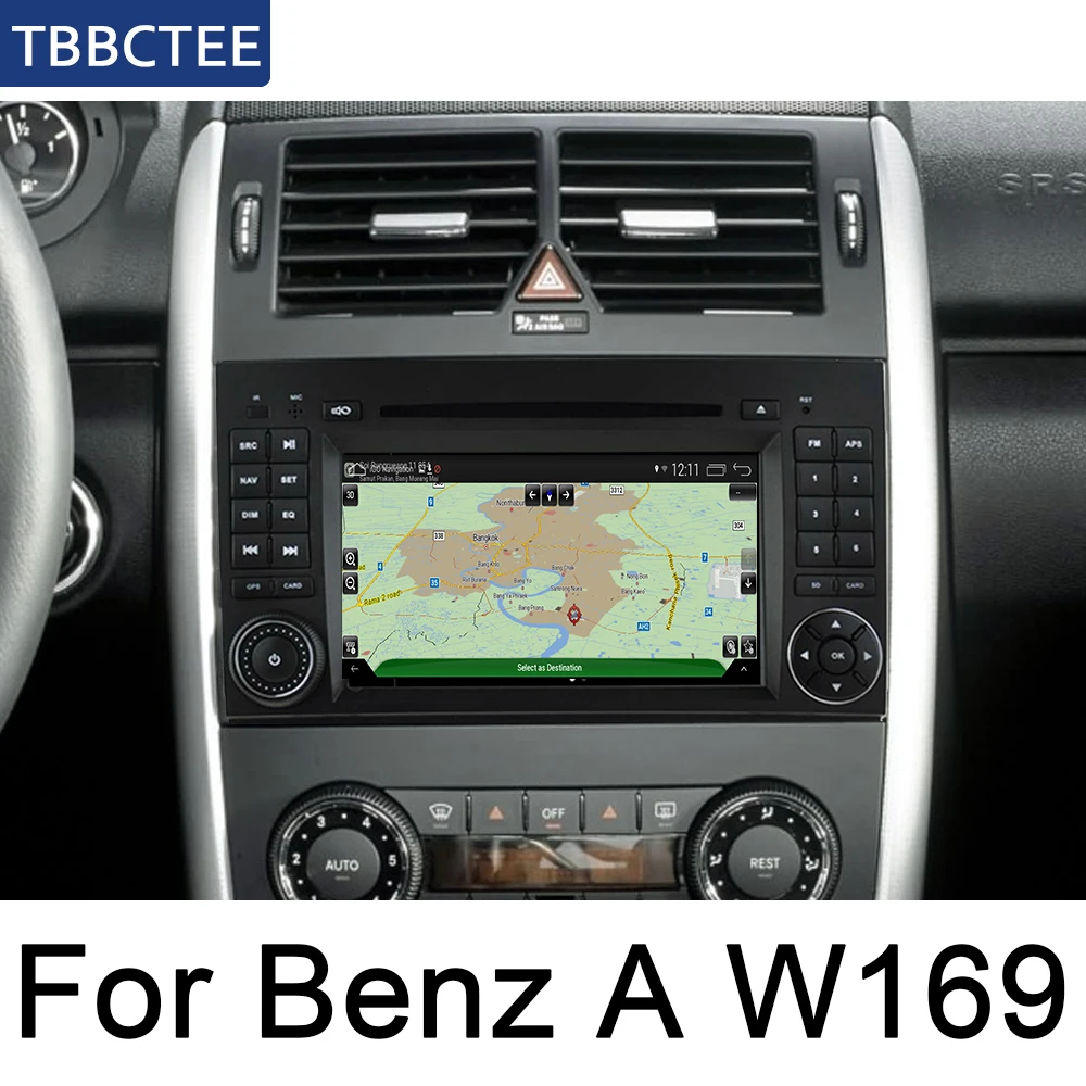 Для Mercedes Benz A Class W169 2004 ~ 2012 NTG Автомобильная Android GPS-навигация Мультимедийная