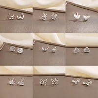simple cos personality lolita earrings female earrings earrings temperament love butterfly earrings jewelry