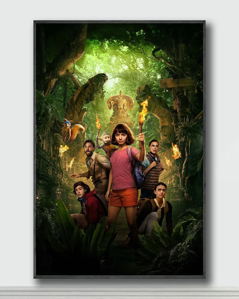

NJ142 Dora and the Lost City of Gold Movie 3 Silk Posters and Prints wall art Art Poster Home Decor
