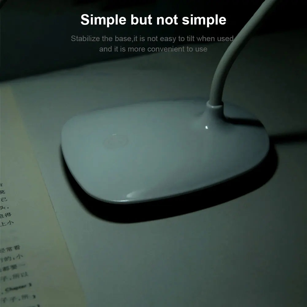 

LED Desk Lamp Night Light Eye-Caring Table Lamp With USB Charging Port