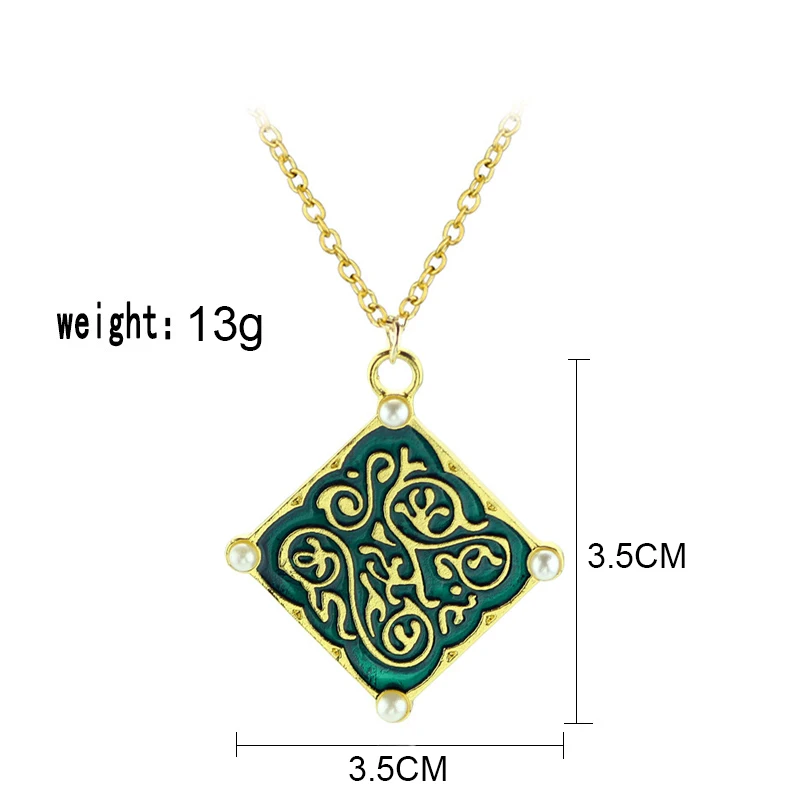 

Wizard Game Necklace Yennefer of Vengerberg Geralts Magic Circle Necklace Jewelry Accessories Toys for Girls Boys Adult Gifts